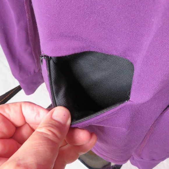 Women's One Tooth Full Zip Hoodie with Pockets and Thumb Holes Size S/P - Picture 7 of 8